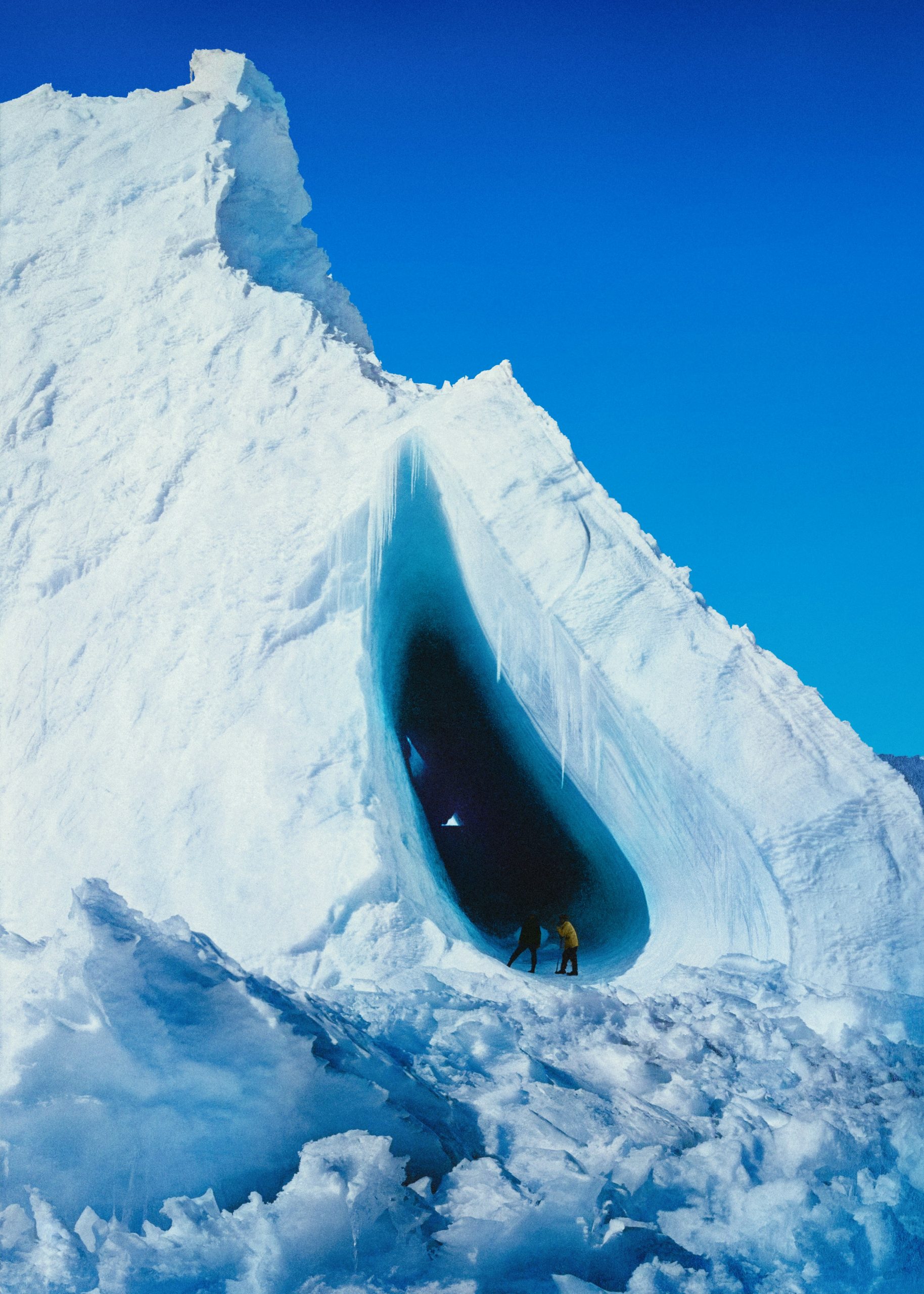 Exterior of the Grotto iceberg, Antarctica