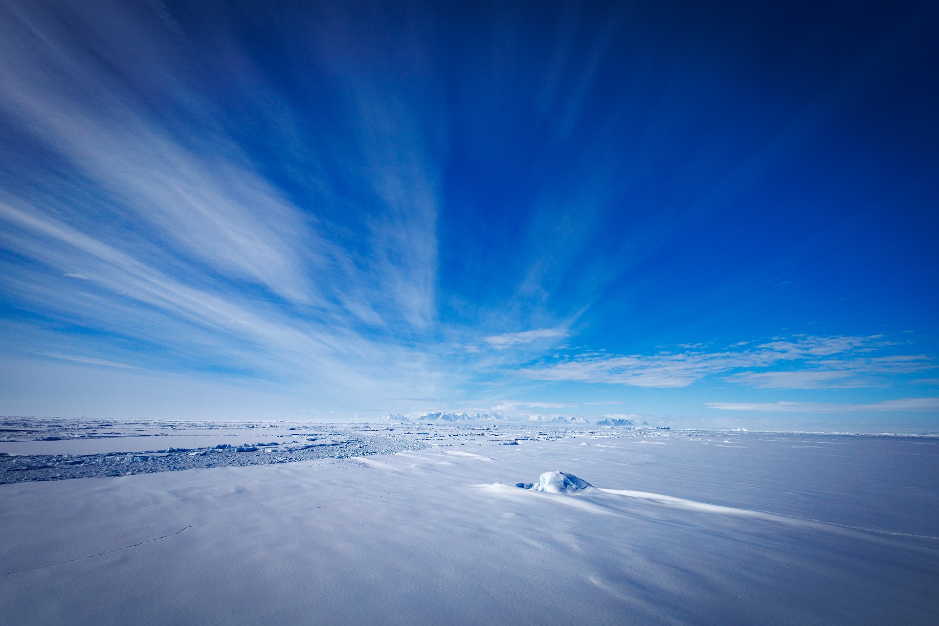 Antarctica barren landscape